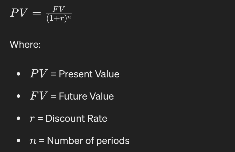 Present Value Calculations using Python | by Alex M | Medium