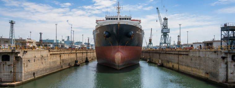 How Ship Dry Docking and Repair Works