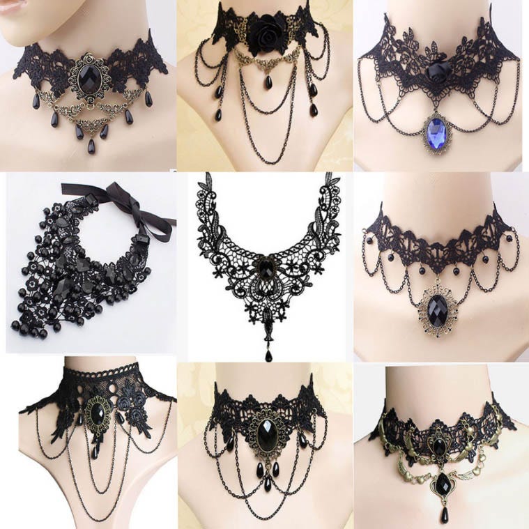 Black Wide Tattoo Choker