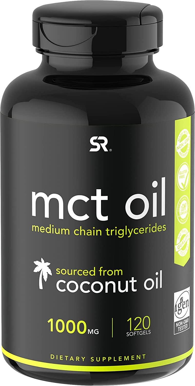 Ketogenic Diet Sports Research Keto MCT Oil Capsules derived from