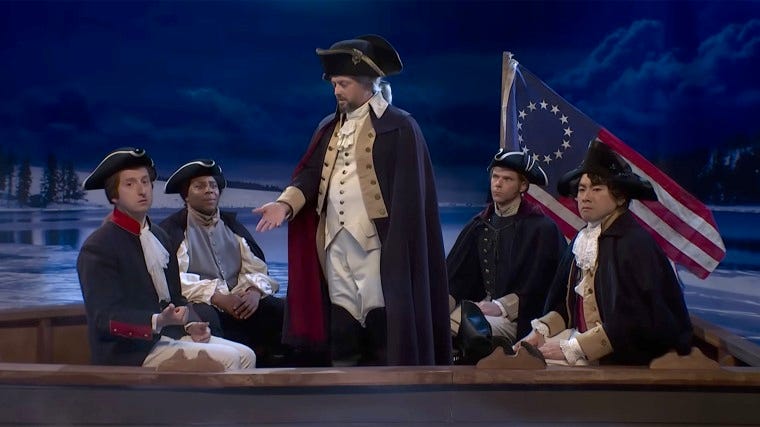 Nate Bargatze Brings Back George Washington in Hilarious ‘SNL’ Sketch