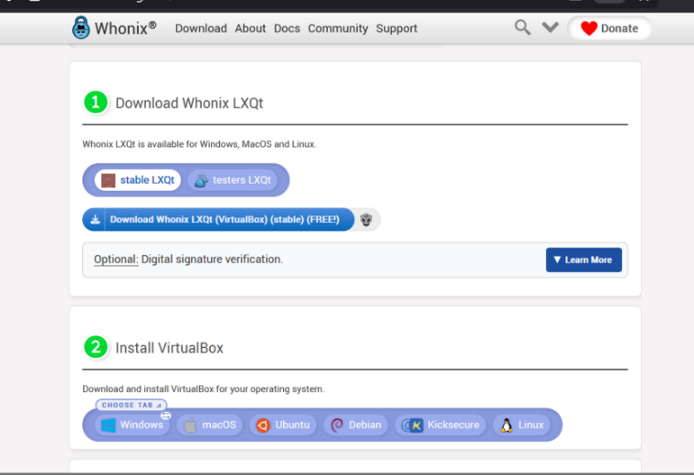 Whonix Official Page