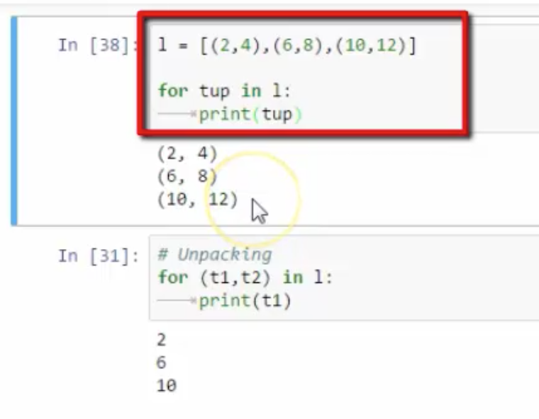 python list unpacking. (t1,t2) in l | by Steven Wang | Medium