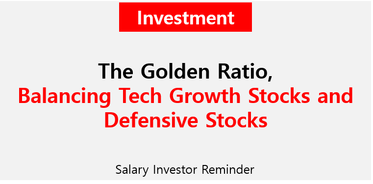 The Golden Ratio, Balancing Tech Growth Stocks and Defensive Stocks
