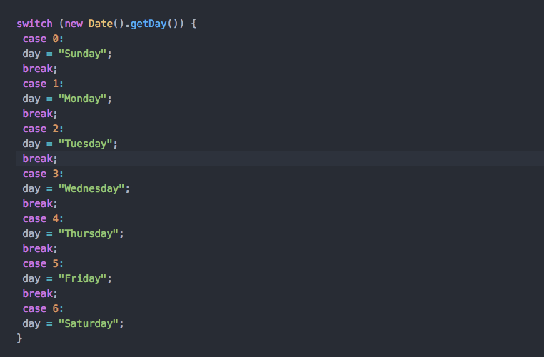 Using the Switch Statement in Javascript | by Susanne Lundkvist | Medium