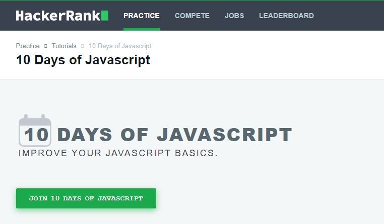 HackerRank 10 Days of Javascript Problem solution | by Shakil Ahmed ...