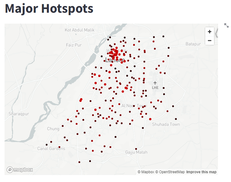Visualizing Major Traffic Junctions in Lahore using Streamlit: A ...