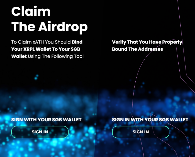 [TH]{X}[SGB] How to claim xATH (SGB)Airdrop from ELS(XRPL)