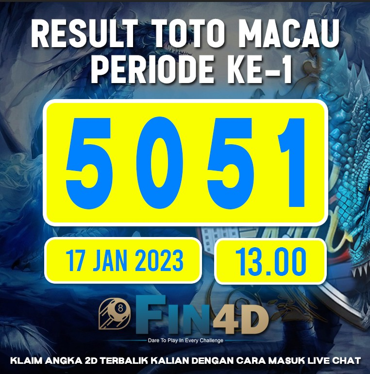 DATA MACAU — HASIL KELUARAN TOTO MACAU 17 JANUARI 2024 13.00 WIB data