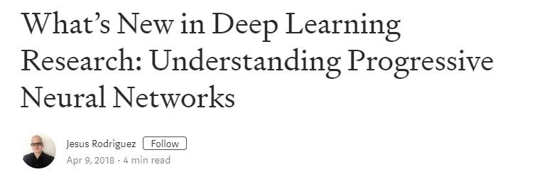 Progressive Neural Network 이해하기