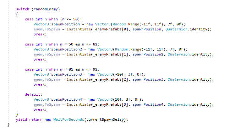 A Balanced Spawn. Fortunately creating arrays led to some… | by Aaron ...