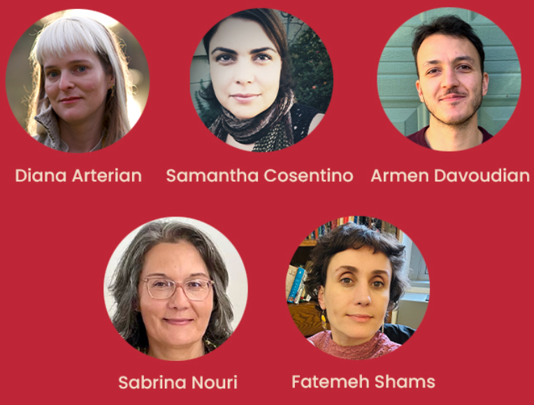 Selected translators for Hair on Fire: Afghan Women Poets: Diana Arterian, Samantha Cosentino, Armen Davoudian, Sabrina Nouri, and Fatemeh Shams.