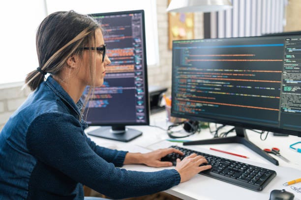 A Female Data Egineer — Image Credits: Valentin Russanov