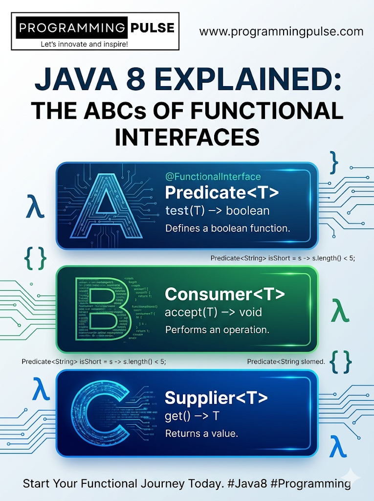Java 8 Explained: The ABCs of Functional Interfaces