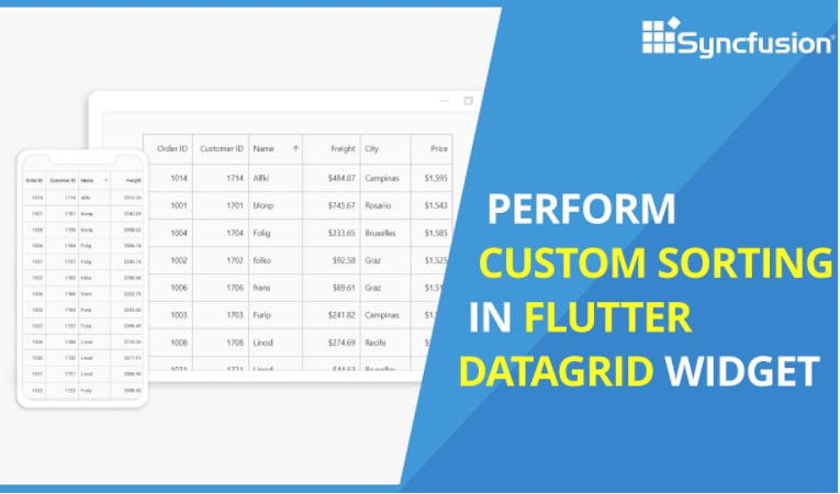Perform Custom Sorting in Flutter DataGrid Widget - Arun Raj - Medium