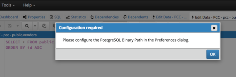 How To Handle With “Please Configure The PostgreSQL Binary Path In The ...