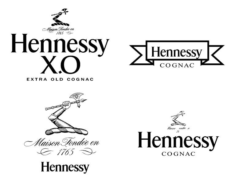 Hennessy xo label logo svg clip art black and white image drawing