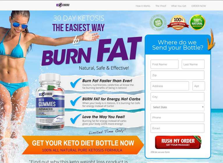 EZ Burn Keto Gummy Bears Reviews — Complete Ripoff or Keto Pills That