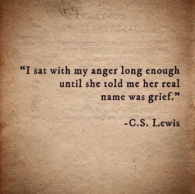 I sat with my anger long enough…. Alright, my friends, let’s sit down and… by Danielle Jerace