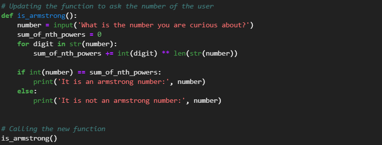 Armstrong Number in Python. A basic beginner program to… | by Ayşe Kübra Kuyucu | ILLUMINATION | Medium