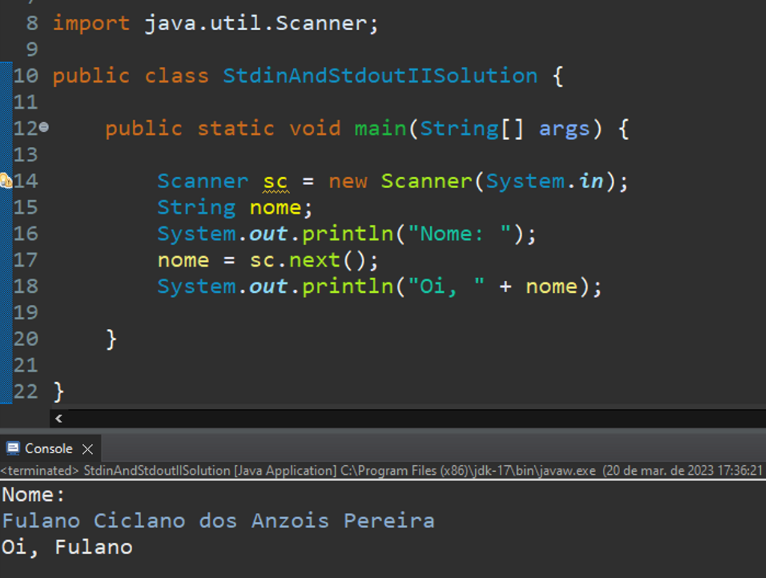 Algumas palavras sobre a classe Scanner do Java | by Alonso Estevam ...