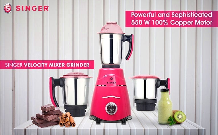 2023 is Here! Gift a New Appliance to your Family with Singer Mixer Grinder  | by Singer India | Medium