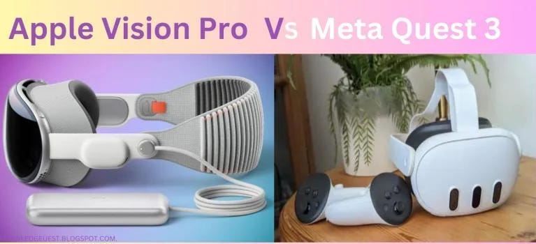 Apple Reality Pro vs. Meta Quest 3: power or price?