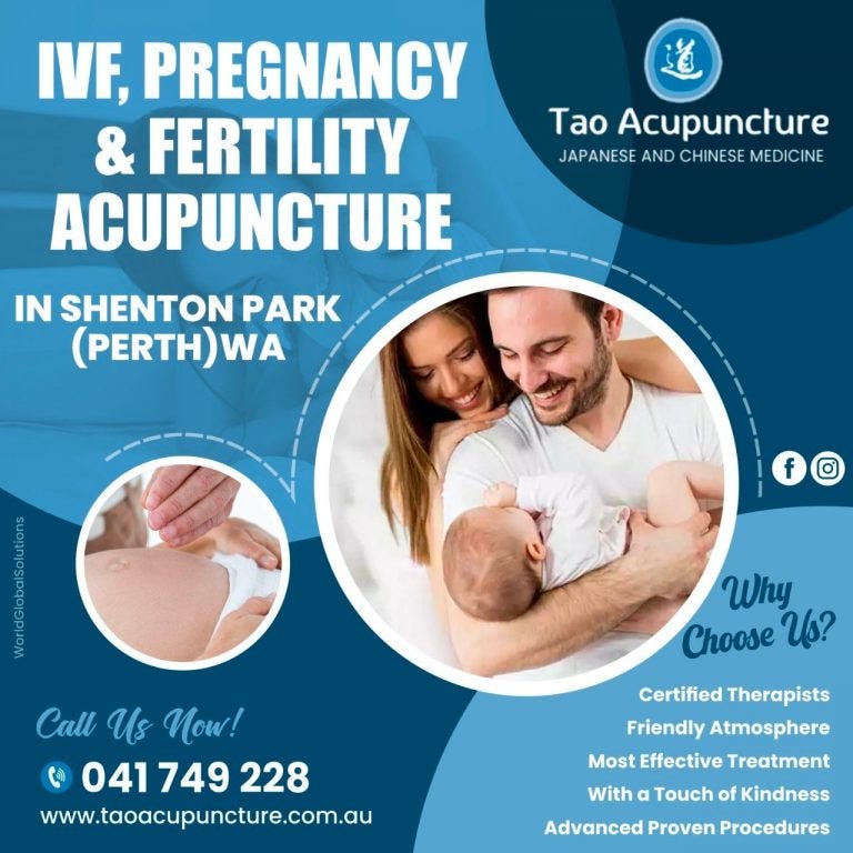 Acupuncture, performed at Acupuncture Perth, In Vitro Fertilisation