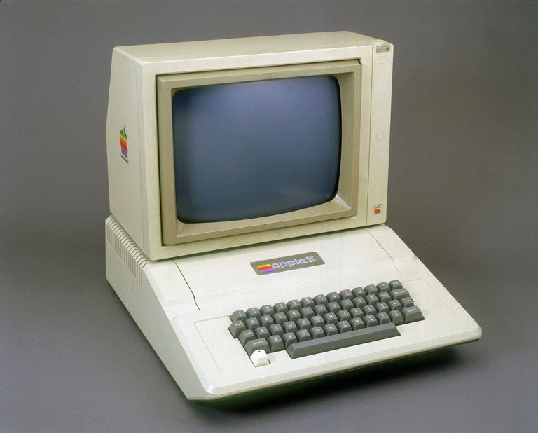 My first personal computer: the Apple II
