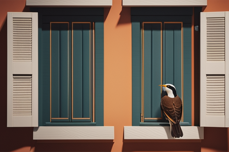 how to keep birds from nesting behind shutters? by Bstanly Oct
