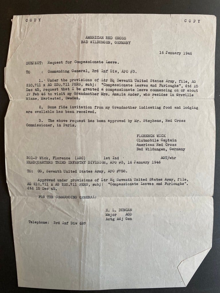Request for compassionate leave