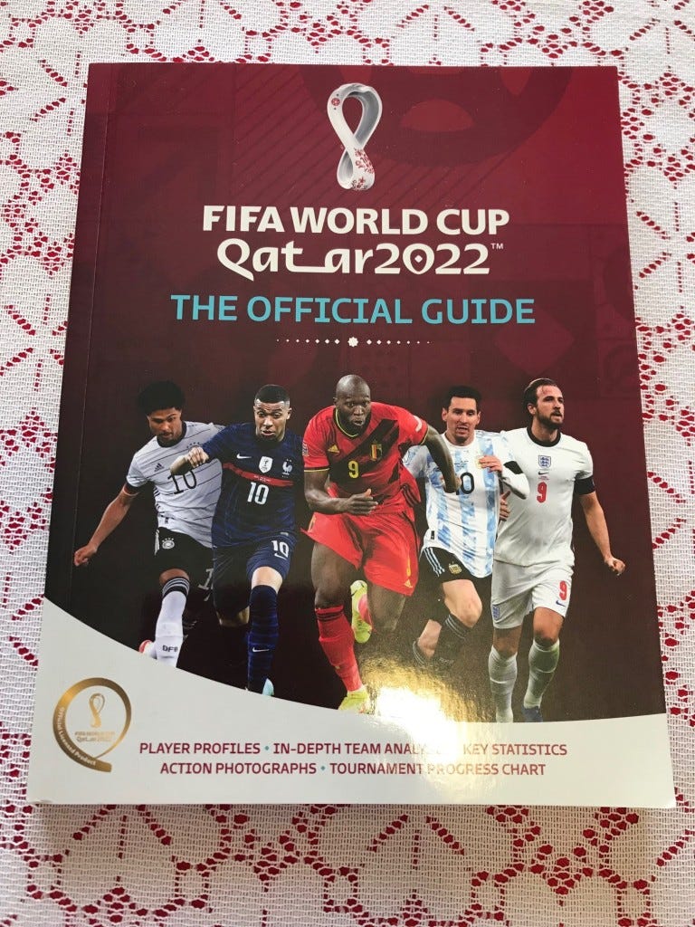 FIFA World Cup Qatar 2022 the official guide by Grace Mary Power Lockdown Peaceful Space