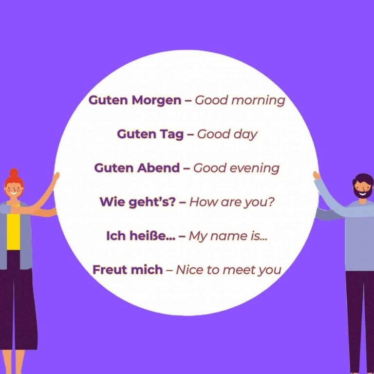 21 German Phrases for Beginners