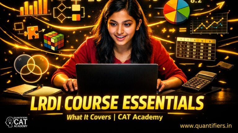 Basic Essentials of LRDI Course by Quantifiers CAT Academy — Available Free on YouTube