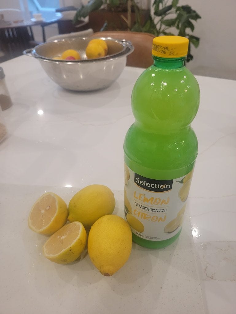 Fresh Lemon vs. Lemon Concentrate-The Most Surprising Blind Test