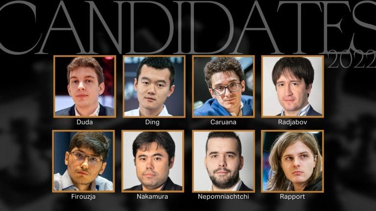 FIDE Candidates Tournament: All Round 5 Games Drawn