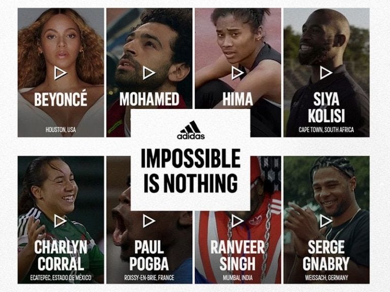 Impossible is Nothing — bringing back adidas' most iconic brand campaign  with new purpose and meaning | by Jeff Attila | Medium