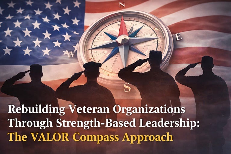 Rebuilding Veteran Organizations Through Strength Based Leadership: The VALOR Compass™ Approach