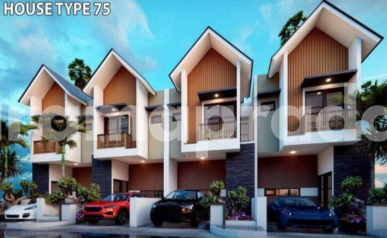 Jual Rumah Indent Type 75/120 2 Lantai 3 Kamar Kawasan Elite Renon Dekat BROS