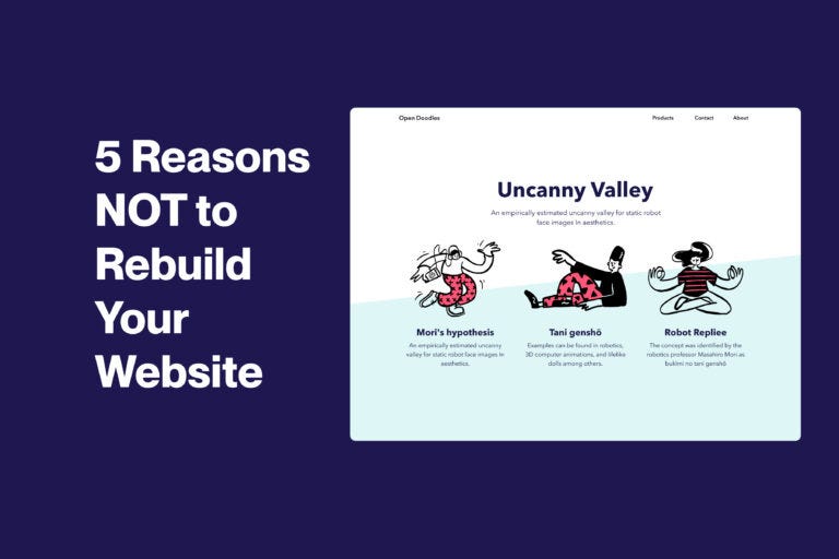 5 Reasons Not To Rebuild Your Website Pinpoint Digital Medium 5 Reasons Not To Rebuild Your Website Pinpoint Digital Medium