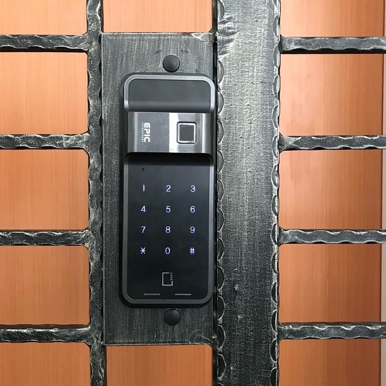 EPIC 5G Pro Gate Digital Lock replaces HDB Gate Lock Perfectly at 599