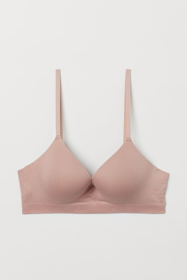 Nude Pink Padded Bra For Women — Sexy Padded Bra — Bra And Panty Set -  Seamlesslingeris - Medium