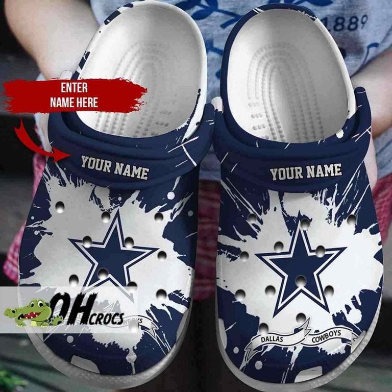 Strutting in Style: Unveiling the Trendy Allure of Dallas Cowboys Crocs ...