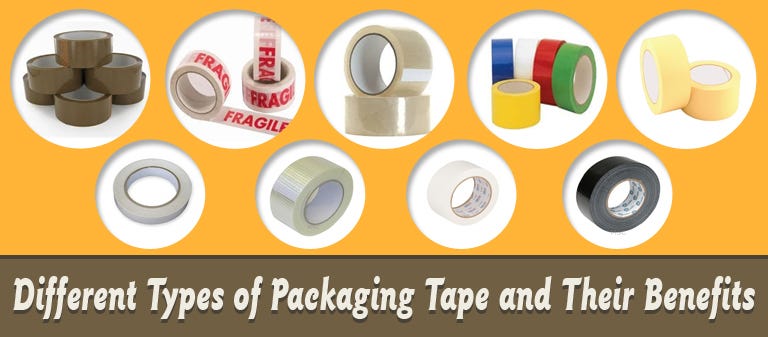 Different types of Packaging tape & their Benefits | by Andrew Miller |  Medium