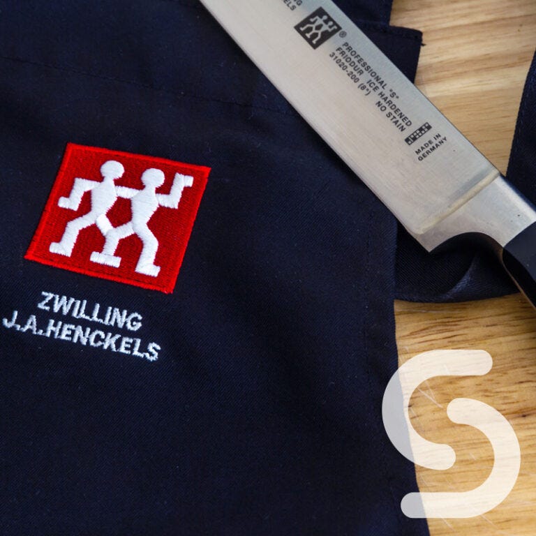 Personalised Elegance Embroidered Chef Aprons by Smart Hospitality