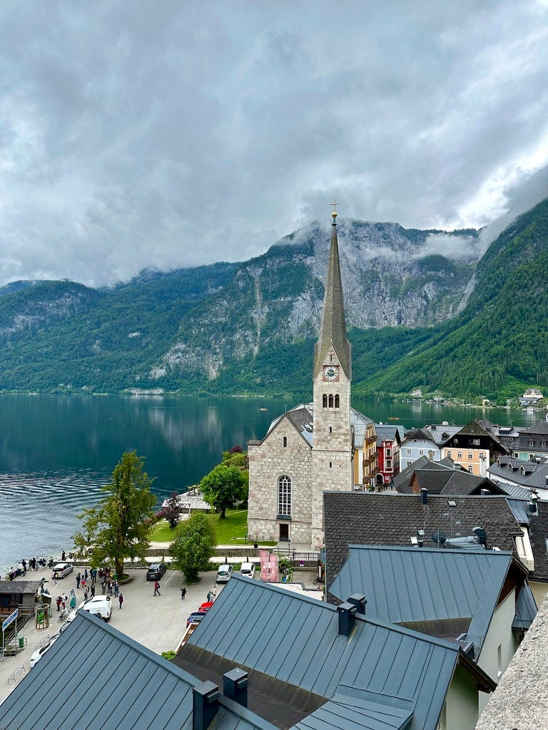 Snow, Tears, and a Double Rainbow: Hiking the Plassen Above Hallstatt, Austria