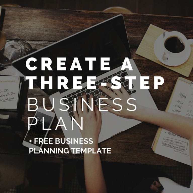3 step business plan