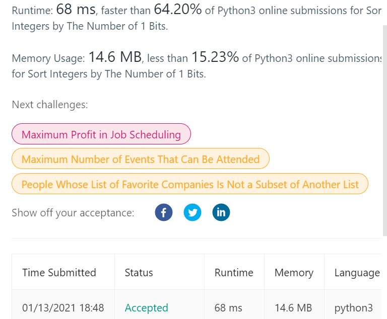 LeetCode 1356 Sort Integers By The Number Of 1 Bits By Fatboy Slim leetcode-1356-sort-integers-by-the-number-of-1-bits-by-fatboy-slim