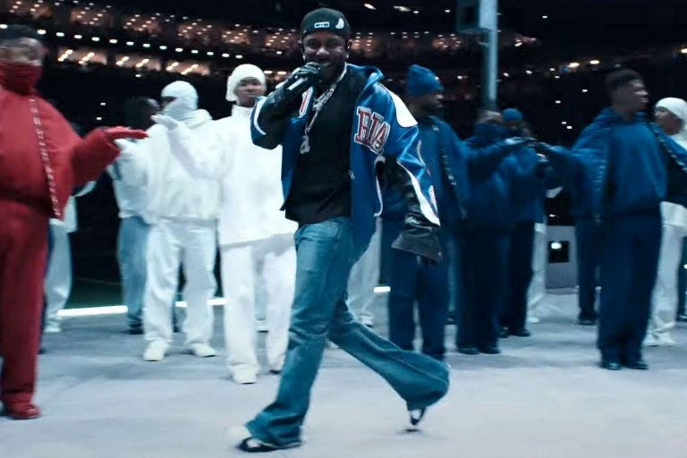 Kendrick Lamar’s American-themed halftime performance sparks a nationwide debate