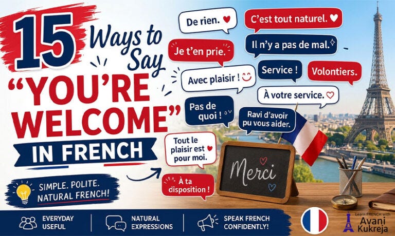 Mastering Different Ways to Say “You’re Welcome” in French
